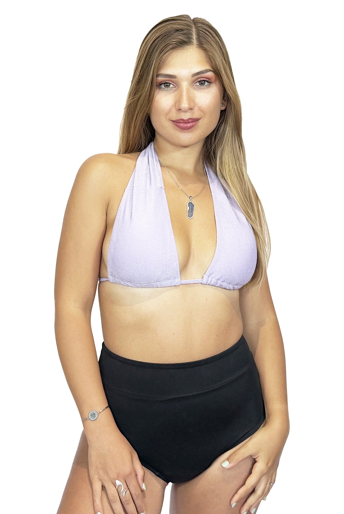 Braga Bikini Menstrual Tiro Alto Shapefit color negro - ECOREINA