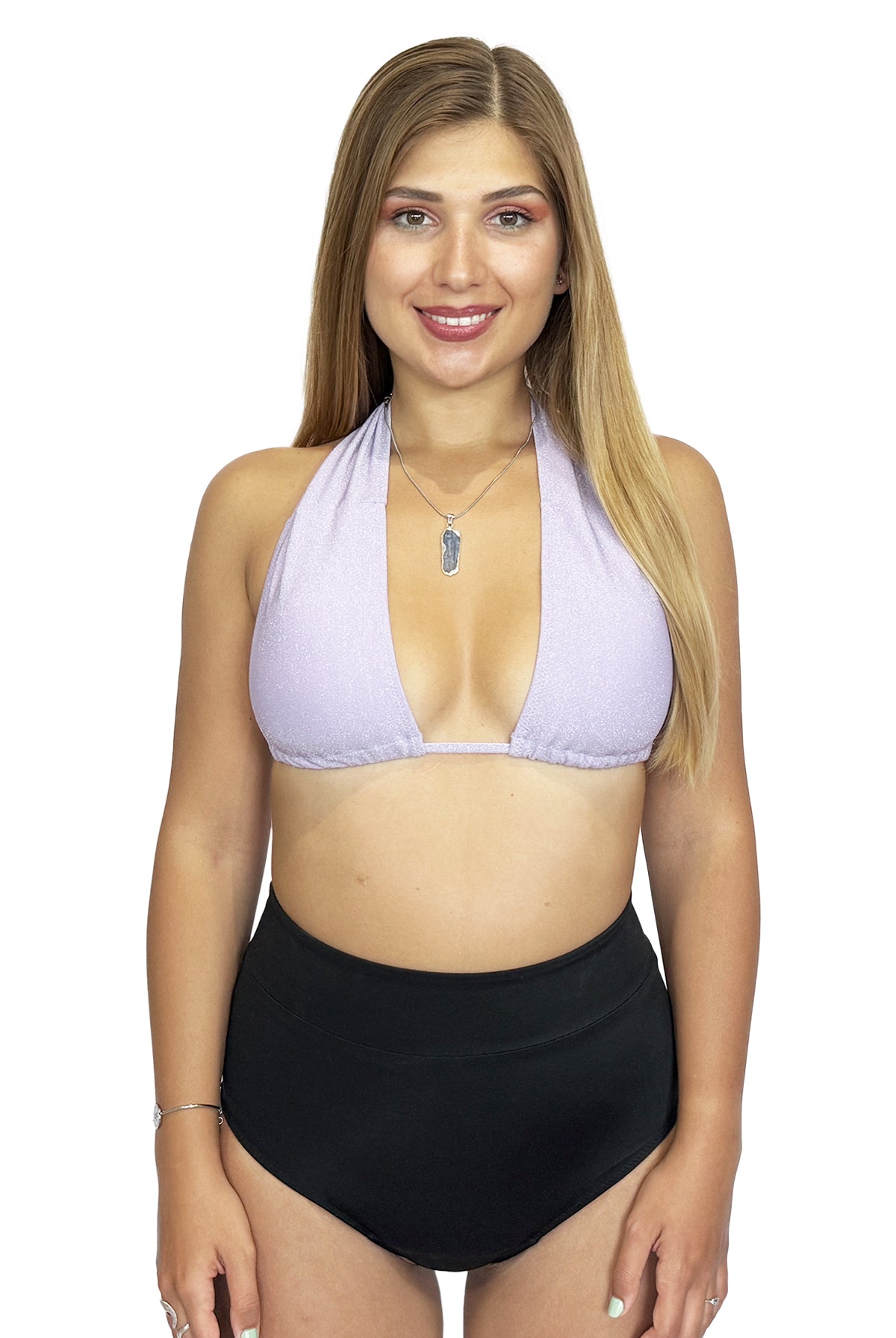 Braga Bikini Menstrual Tiro Alto Shapefit color negro - ECOREINA