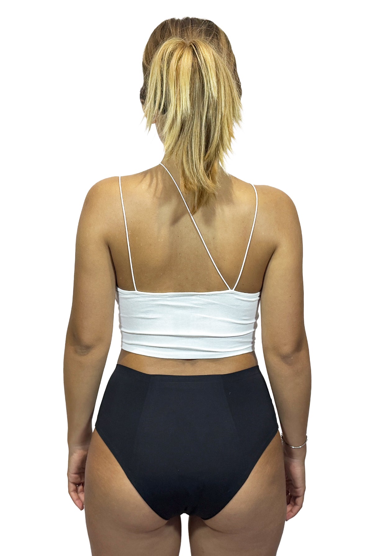 Braga Menstrual Clásica Tiro Bajo Daily color negro - ECOREINA