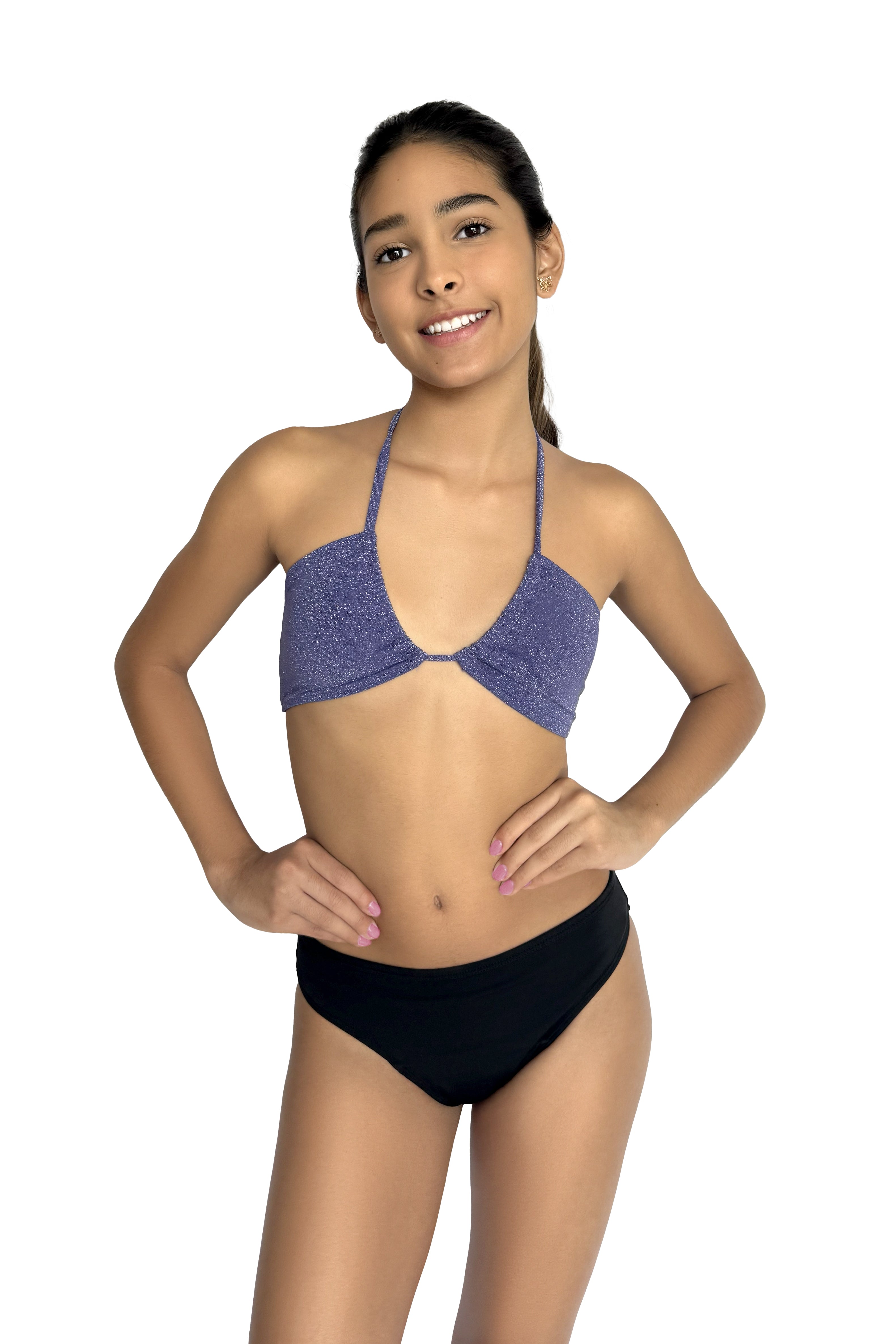 Bikini menstrual para niñas ESSENTIAL - vista frontal - ECOREINA