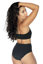 Braga menstrual de cintura alta SCULPT color negro – ECOREINA