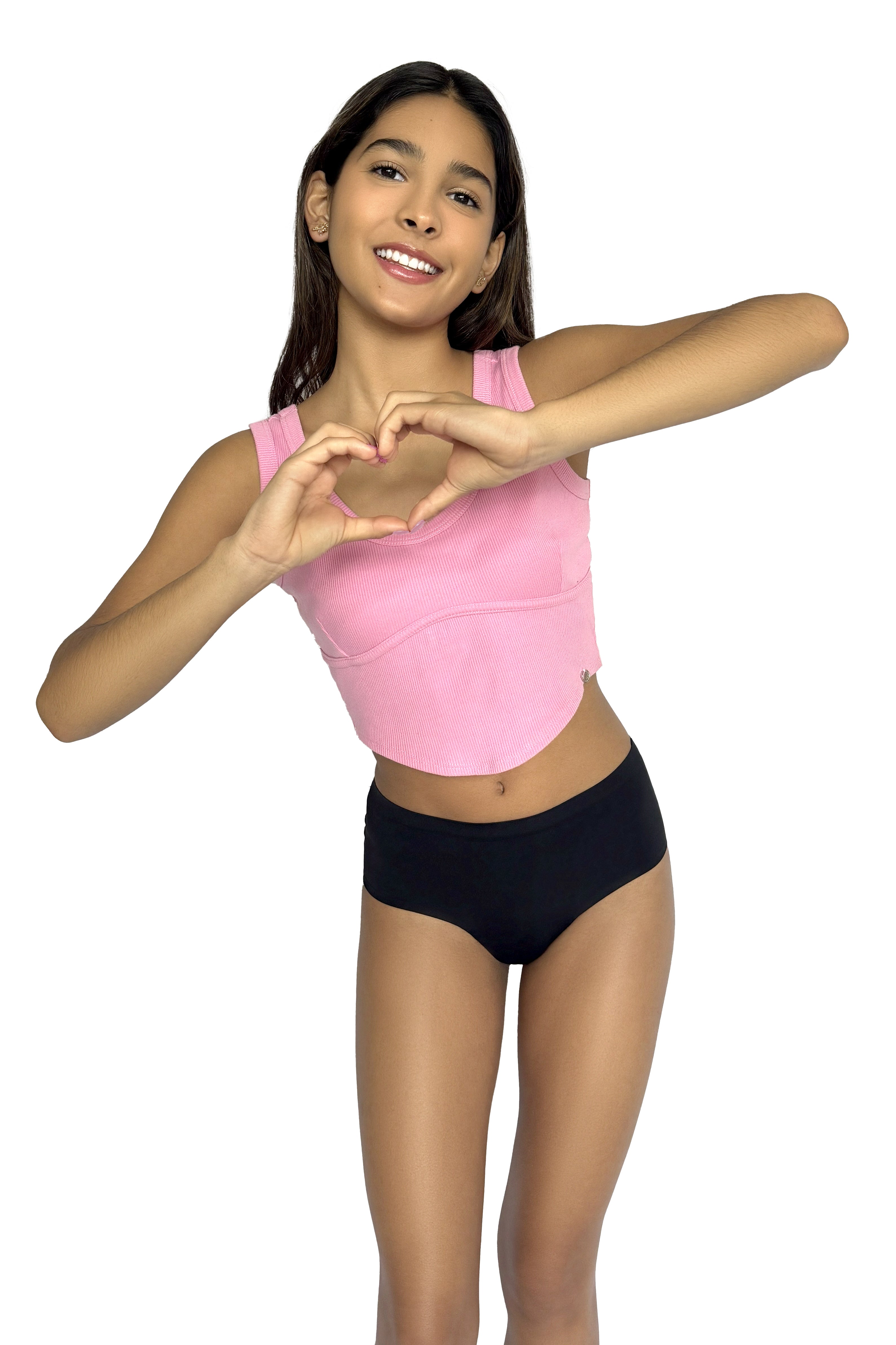 Braga menstrual niña DAILY - forma corazón - ECOREINA