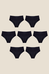 Braga Menstrual Tiro Medio Invisible Set x7