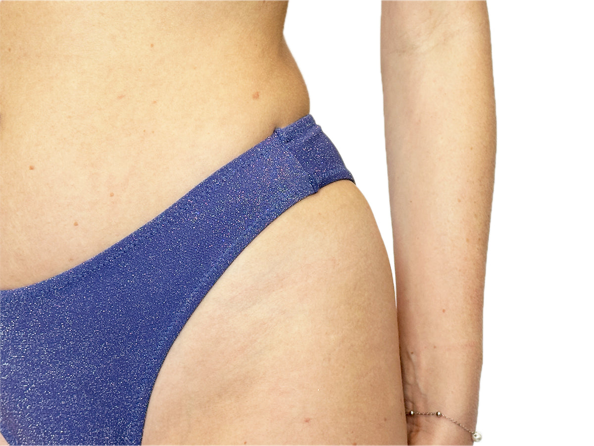 Braga Bikini Menstrual + Top Convertible Sirena Glow SET color azul - ECOREINA